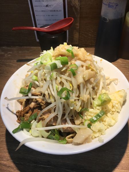 「ネーギリック汁無しミニ」@麺屋 浜一の写真