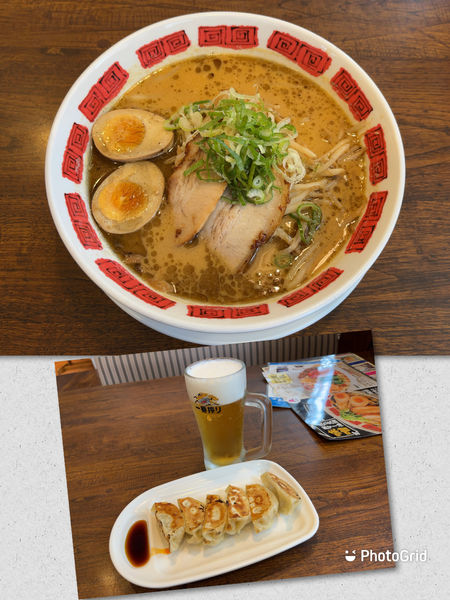 「炙り叉焼と黒マー油の味噌ラーメン」@バーミヤン 松戸駅西口店の写真