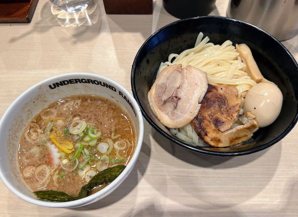 「特製つけ麺（濃厚）」@UNDERGROUND RAMEN 頑者 コクーンシティさいたま新都心店の写真