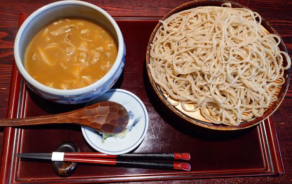 「つけカレー（990円）＋お替りせいろ（330円）」@蕎肆 浅野屋の写真