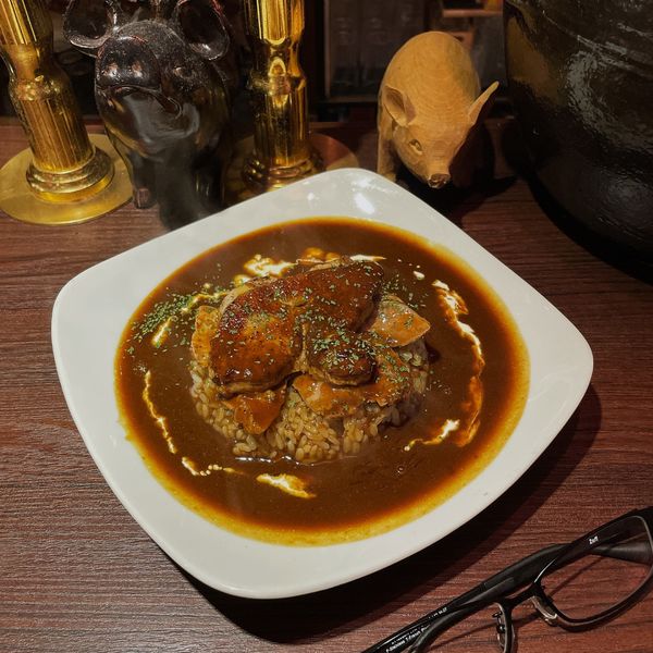 「豚フィレフォアグラカレー」@ピッグテイルの写真