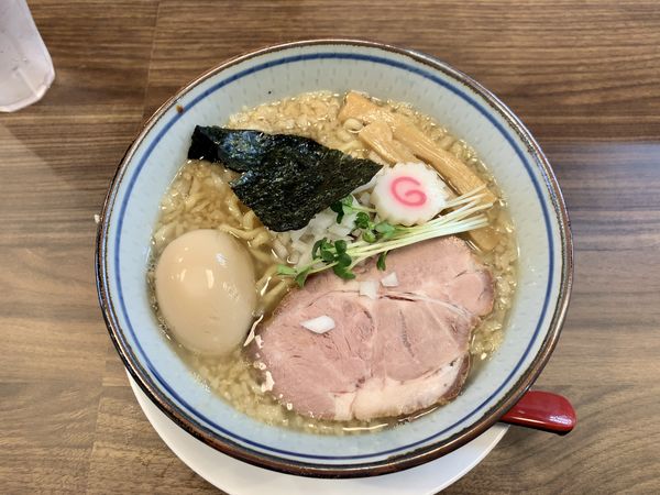 「こってり中華そば＋味玉 850円＋120円」@焼き干し中華そば 澪つくしの写真