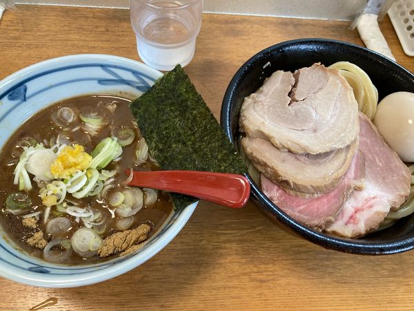 「特製つけ麺並」@中華そば つけ麺 村岡屋の写真