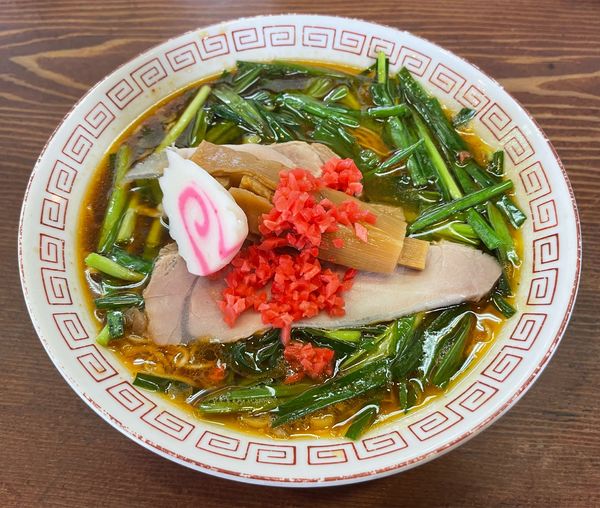 「辛ニラそば+半ごはん  ￥900+￥100」@良温(Ra-on)の写真