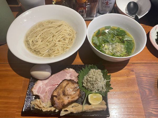 「【限定】煮干水の淡麗つけ麺（塩）」@麺屋 真心の写真