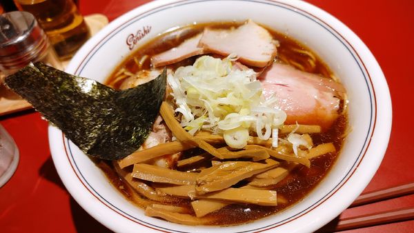「松チャーシュー3種醤油・麺大盛り・メンマ ￥1,250」@戸越らーめん えにしの写真