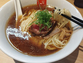 「煮干し中華そば(800)」@煮干中華そば ハナアオイの写真