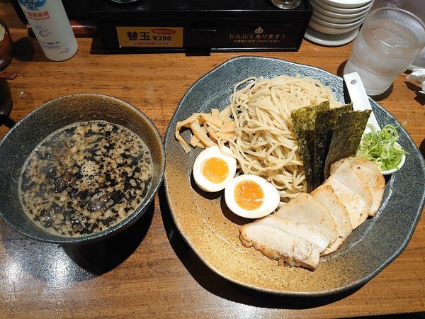 「つけ麺もつ並250スペシャル」@龍の家 板橋大山店の写真