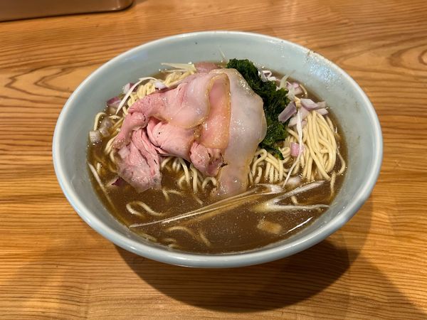 「さんま煮干しラーメン」@魚焚の写真