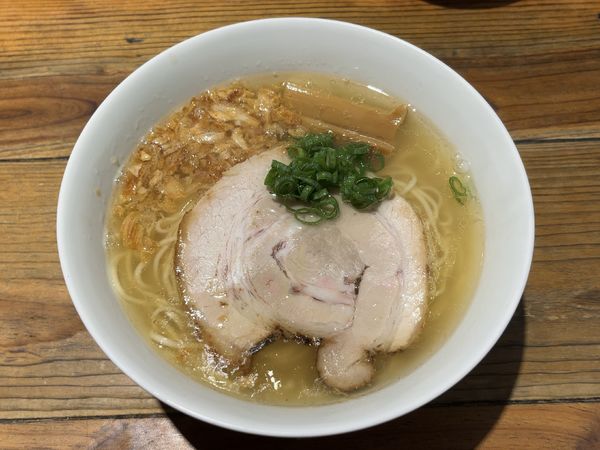 「らぁ麺（塩）」@松戸中華そば 富田食堂の写真