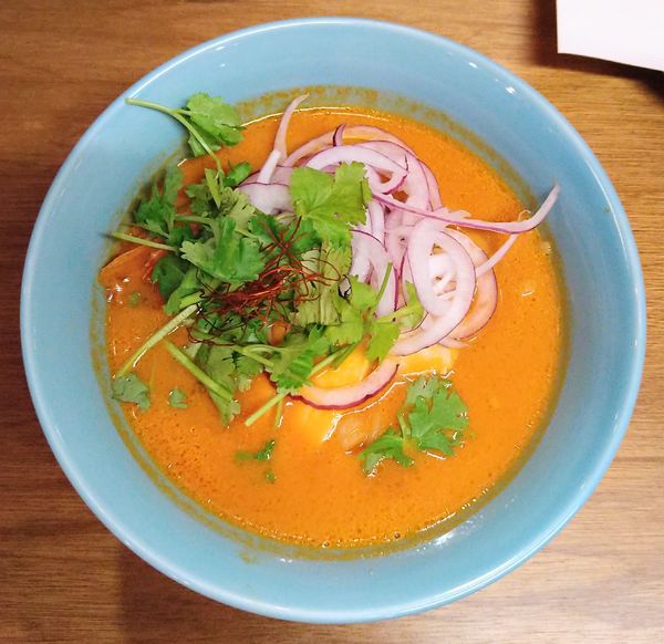 「ラクサ＋ラム水餃子」@Noodle House Laundryの写真