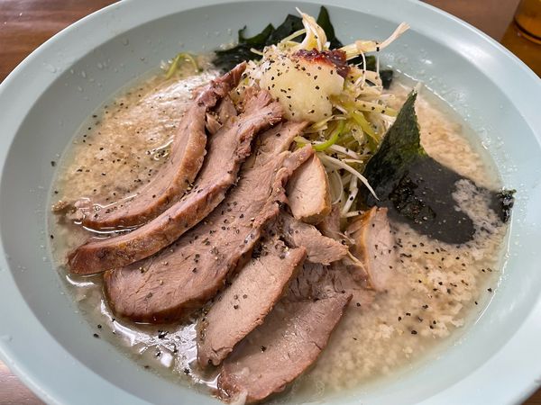 「ネギチャーシュー＋コテコテ」@ラーメンショップ 田中店の写真