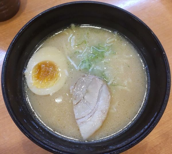 「天天有監修鶏白湯ラーメン495円」@かっぱ寿司 天童店の写真