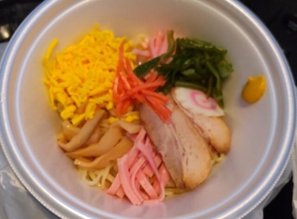 「冷やし中華750円」@幸楽苑 吾妻PA店の写真