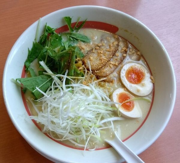 「カレーラーメンホワイト750円」@幸楽苑 寒河江店の写真