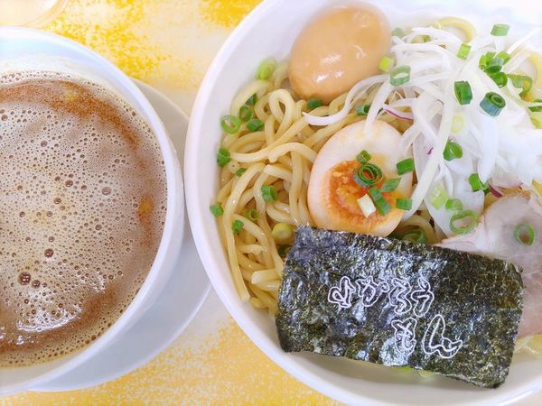 「ファイヤーカリーつけ麺（大盛）＋煮たまご」@よかろうもんの写真