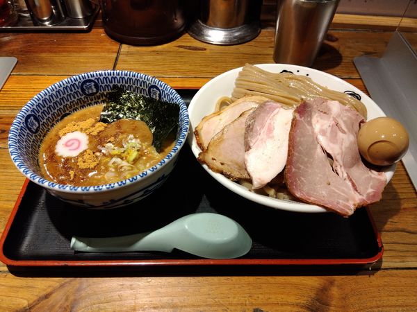 「特製濃厚つけ麺大盛り」@松戸中華そば 富田食堂の写真