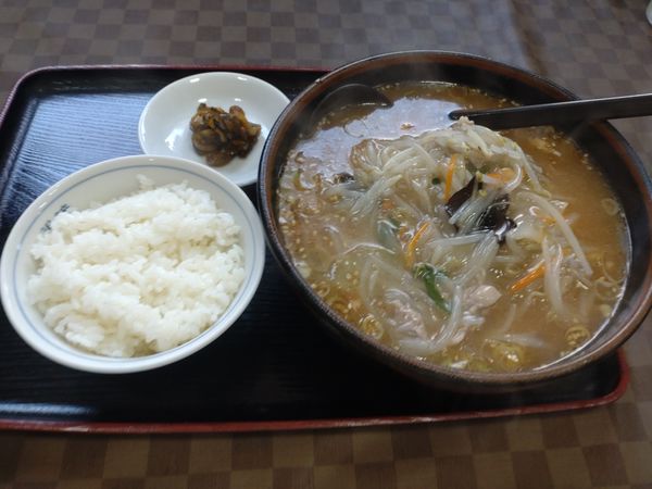 「日替わりラーメン(７５０円)」@中華料理 明鏡の写真