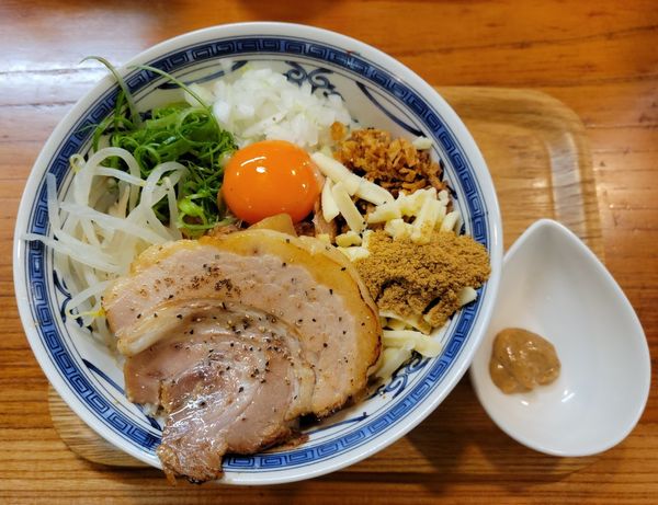 「【限定】濃厚魚介まぜそば」@アメノオトの写真