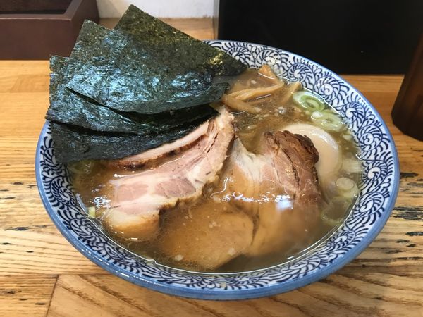 「特製中華そば　とお土産豚バラご飯」@中華そば専門 とんちぼの写真