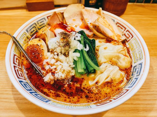 「特製担々麺」@ほっこり中華そば もつけの写真