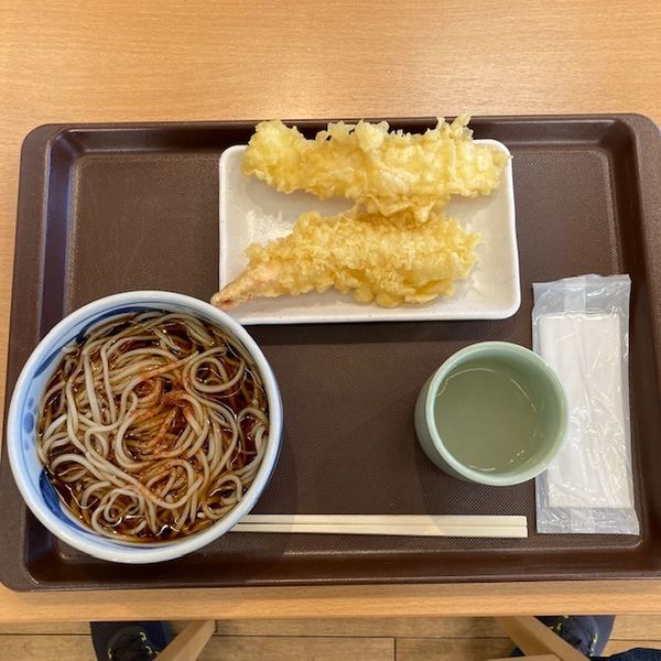 「冷やがけそば小盛(400円)」@端縫いダイニングの写真