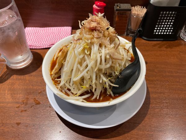 「辛味噌ラーメン(並盛)」@ラーメン・つけ麺 笑福 西本町店の写真