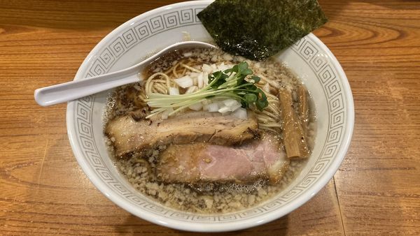 「背脂煮干しそば」@拉麺 瑞笑の写真