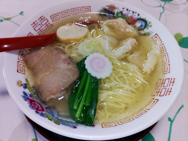 「雲吞中華そば塩」@麺処 やまびこの写真