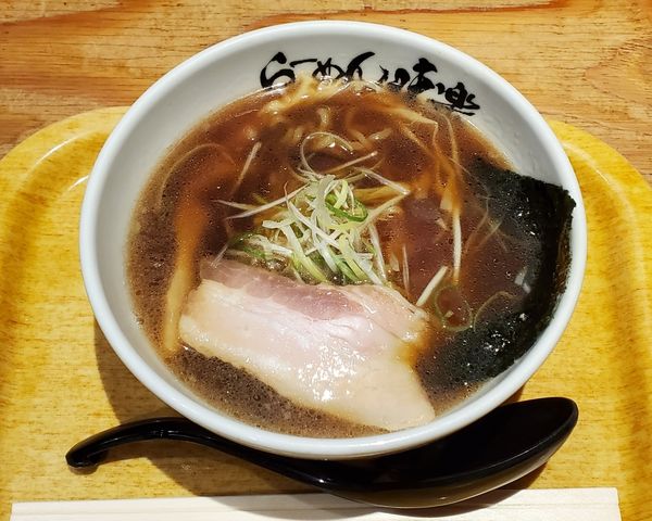 「焼き醤油ラーメン(ミニ)」@利尻らーめん 味楽 新横浜ラーメン博物館店の写真