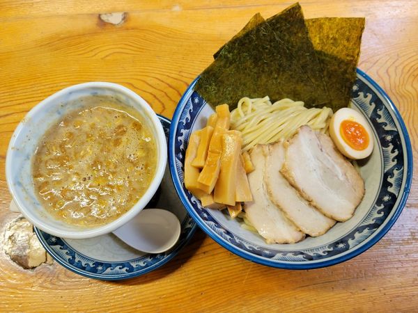 「トクのせ つけ麺 + 極太メンマ」@龍神麺の写真