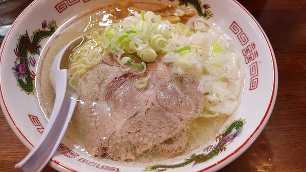 「朝専用中華そば　塩」@らあめん 寸八 総本店の写真