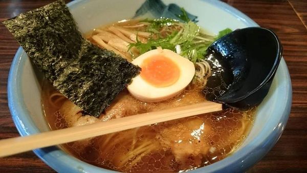 「醤油拉麺」@AFURI 中目黒店の写真