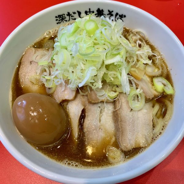 ネギ肉中華そば＋おにぎり