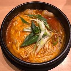 赤ホルモンラーメン＋〆リゾット
