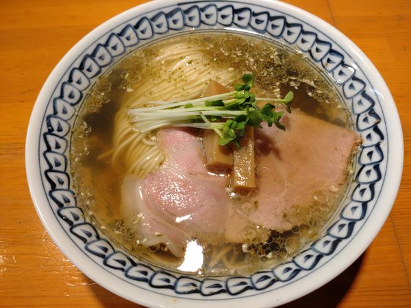 「山椒の塩そば　９００円」@麺処 清水の写真