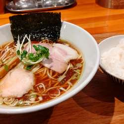 中華そば７００円&半ライス５０円