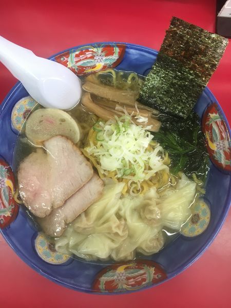 「ワンタン塩ラーメン(大盛)¥900」@大蓮の写真