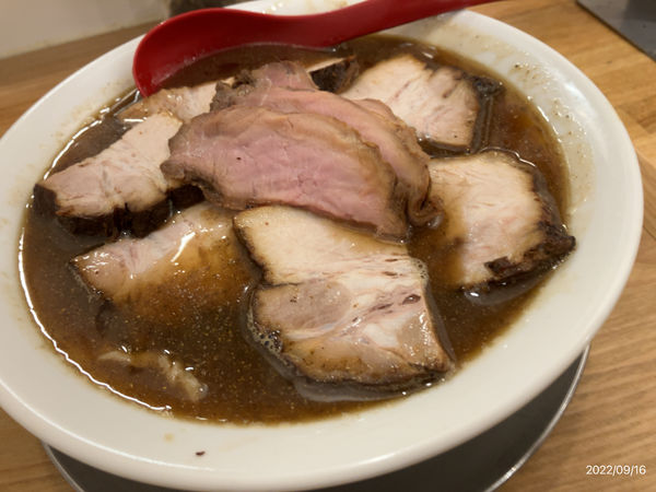 「喜多方肉そば(煮干)」@麺や 七彩 八丁堀店の写真