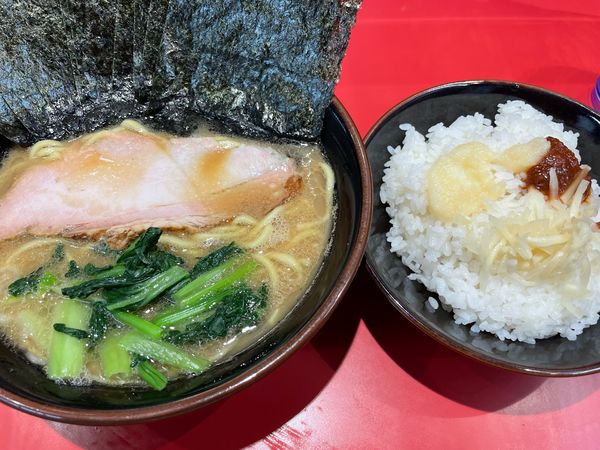 「ラーメン750円、海苔100円、ライス100円」@横浜ラーメン 真砂家の写真