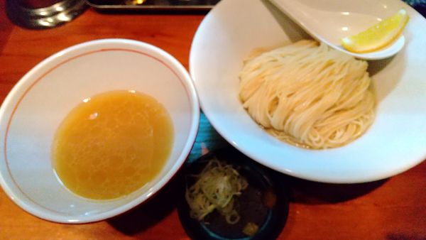 「サッポロ赤星→【夏季限定】鶏節塩つけSOBA（￥1,400）」@麺処 源玄の写真