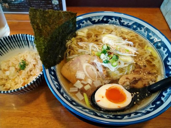 「ひのでやラーメン」@和風楽麺 四代目 ひのでや 大宮店の写真