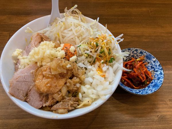 「汁なし」@男気らーめん アカギの写真