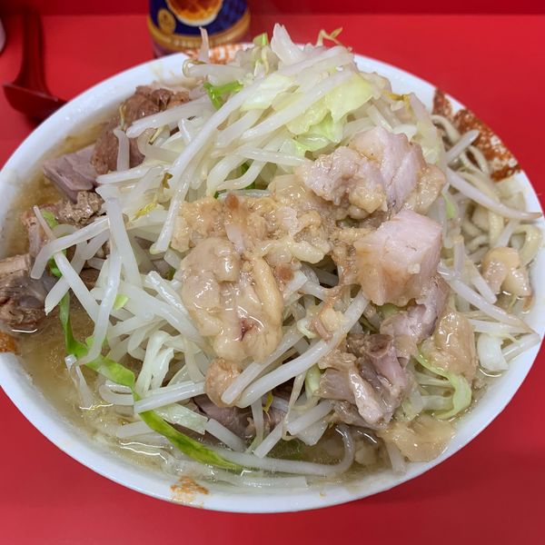「ラーメン豚まし」@ラーメン二郎 一橋学園店の写真