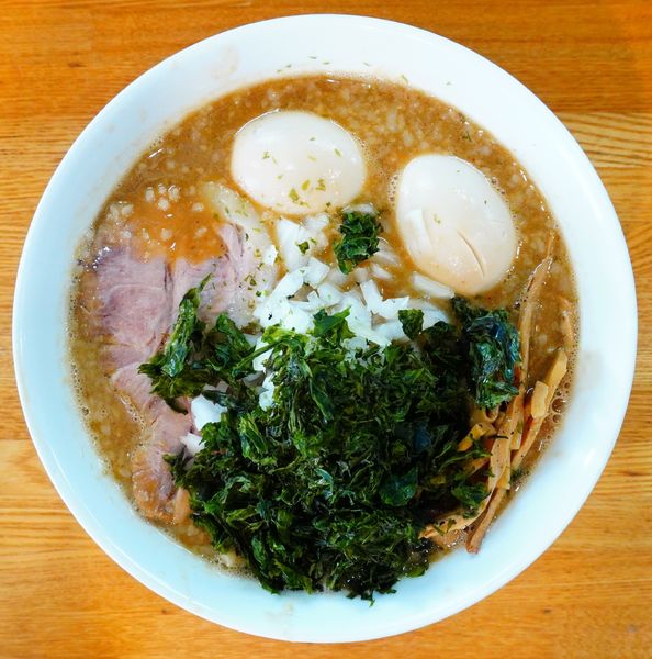 「中華そば 味噌＋バラ海苔＋味玉」@中華そば136の写真