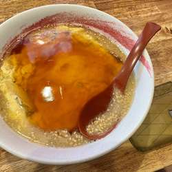 ふわトロ天津麺（塩豚骨・バリカタ＋替え玉（ハリガネ）