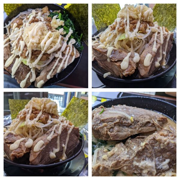 「【限定】冷や郎＋大盛り＋豚1枚」@僕との麺の写真