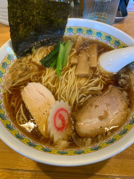 「中華そば700円➕大盛100➕麺固め」@中華そば モンドの写真