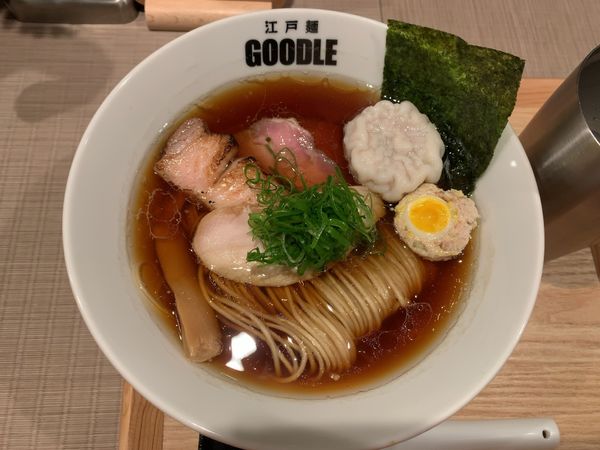 「特製醤油グードル1300円」@江戸麺 GOODLEの写真