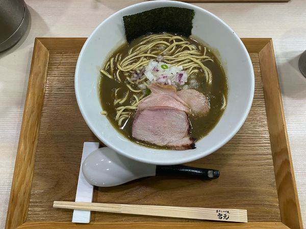 「濃厚そば」@煮干しつけ麺 宮元の写真